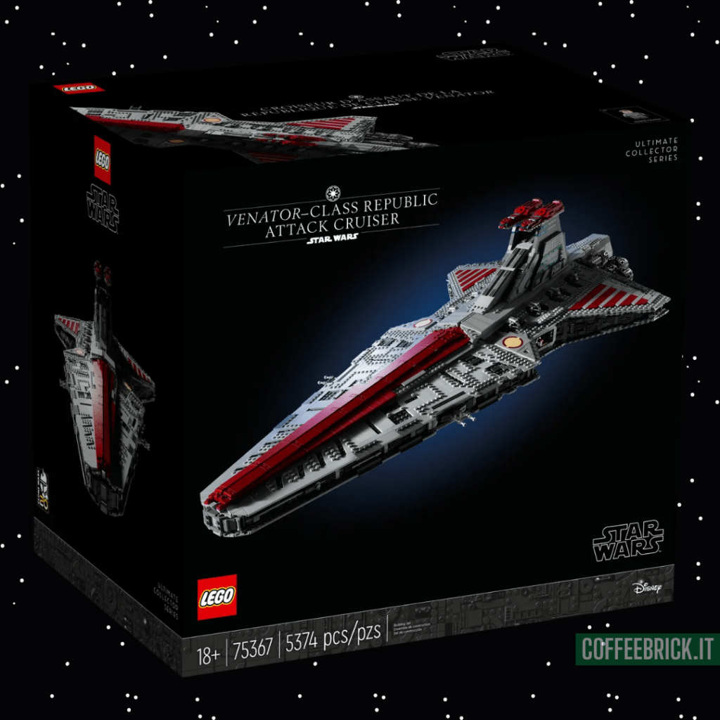 The Fantastic and Incredible Venator-Class Republic Attack Cruiser 75367 LEGO® - The Epitome of the Galaxy in Bricks - CoffeeBrick.it