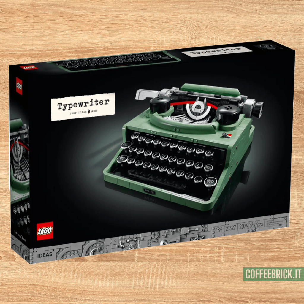 La Macchina da scrivere 21327 LEGO® - L'incantevole Magia della Macchina da Scrivere Retro - CoffeeBrick.it