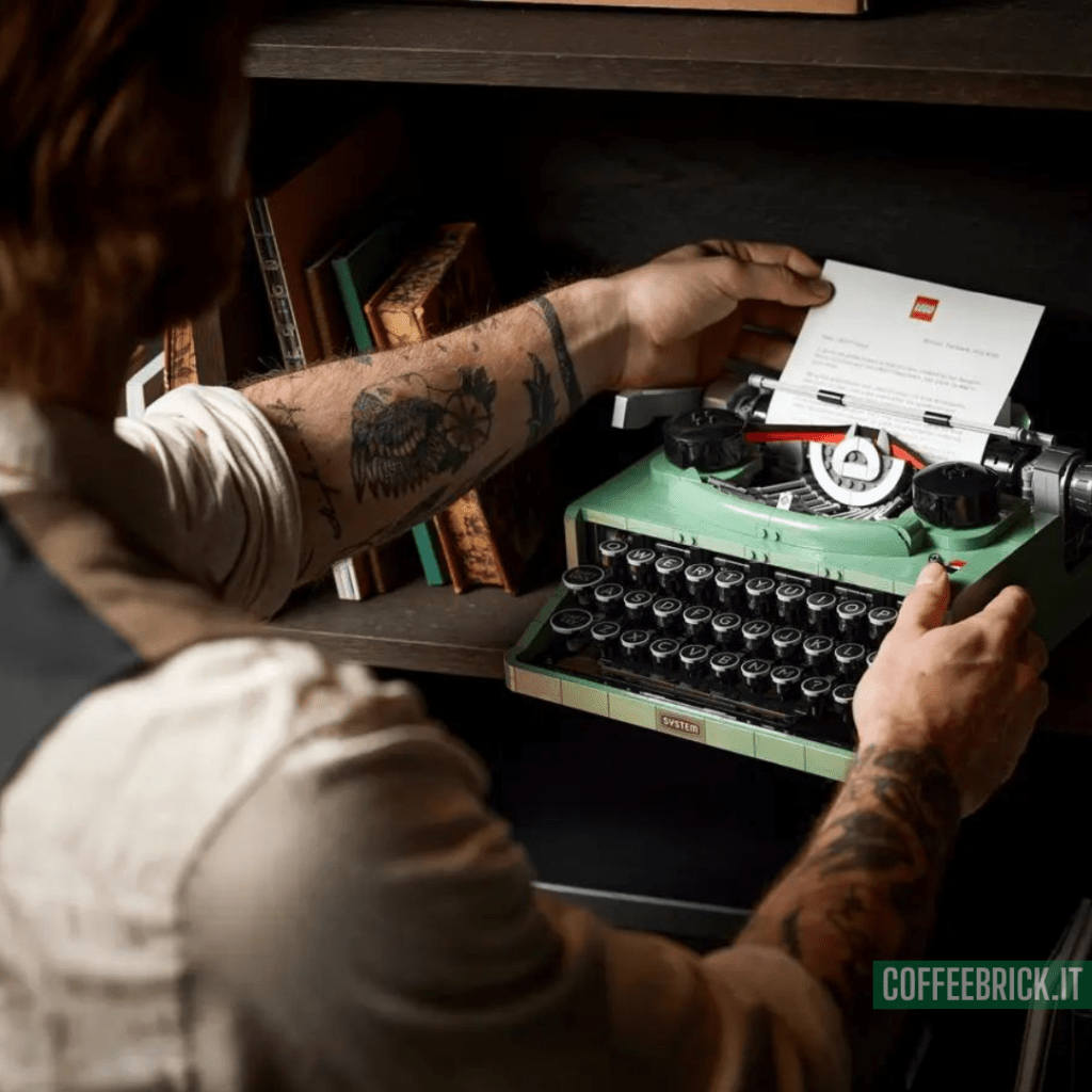 La machine à écrire 21327 LEGO® - La Magie Enchanteresse de la Machine à Écrire Rétro - CoffeeBrick.it