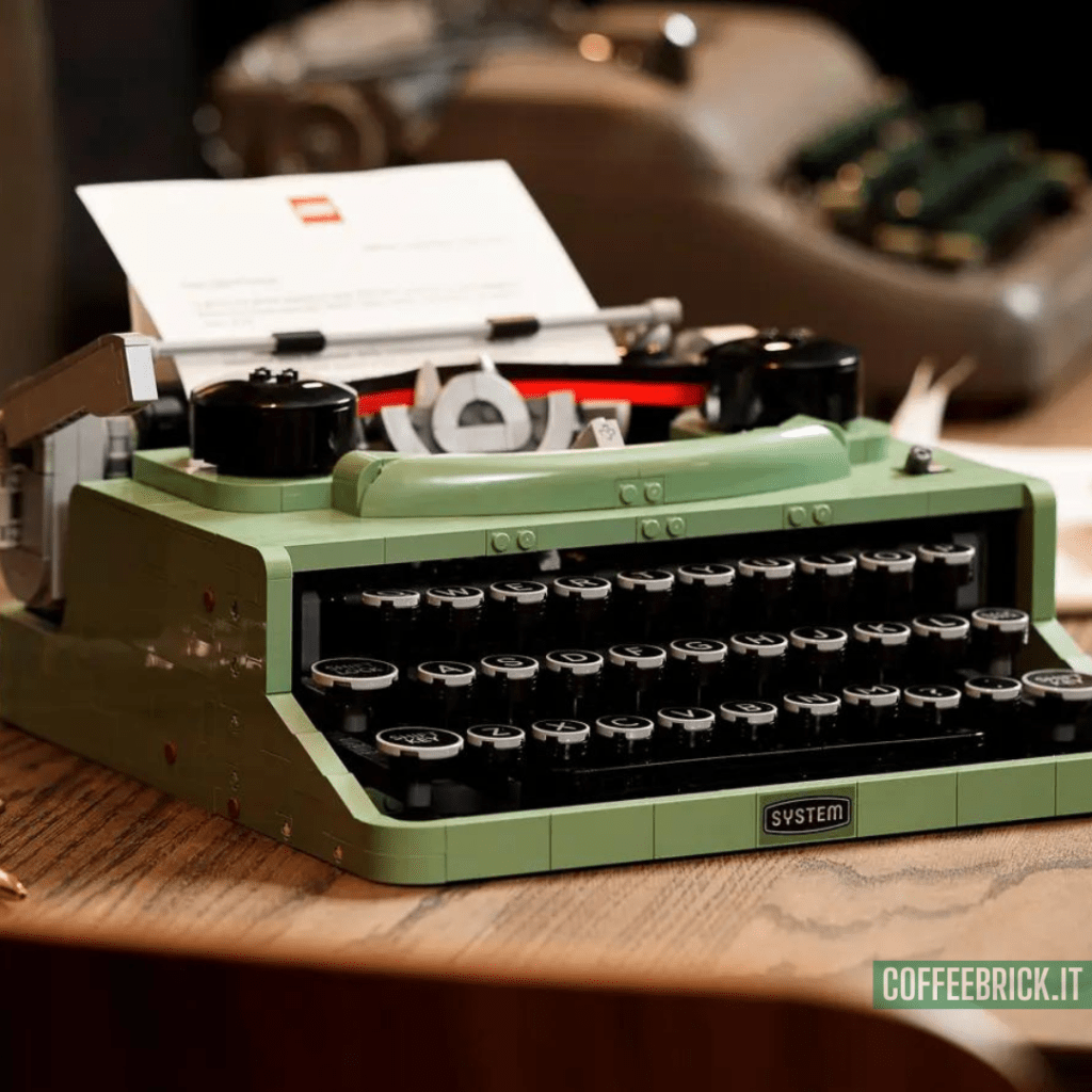 Máquina de Escribir 21327 LEGO® - La Encantadora Magia de la Máquina de Escribir Retro - CoffeeBrick.it