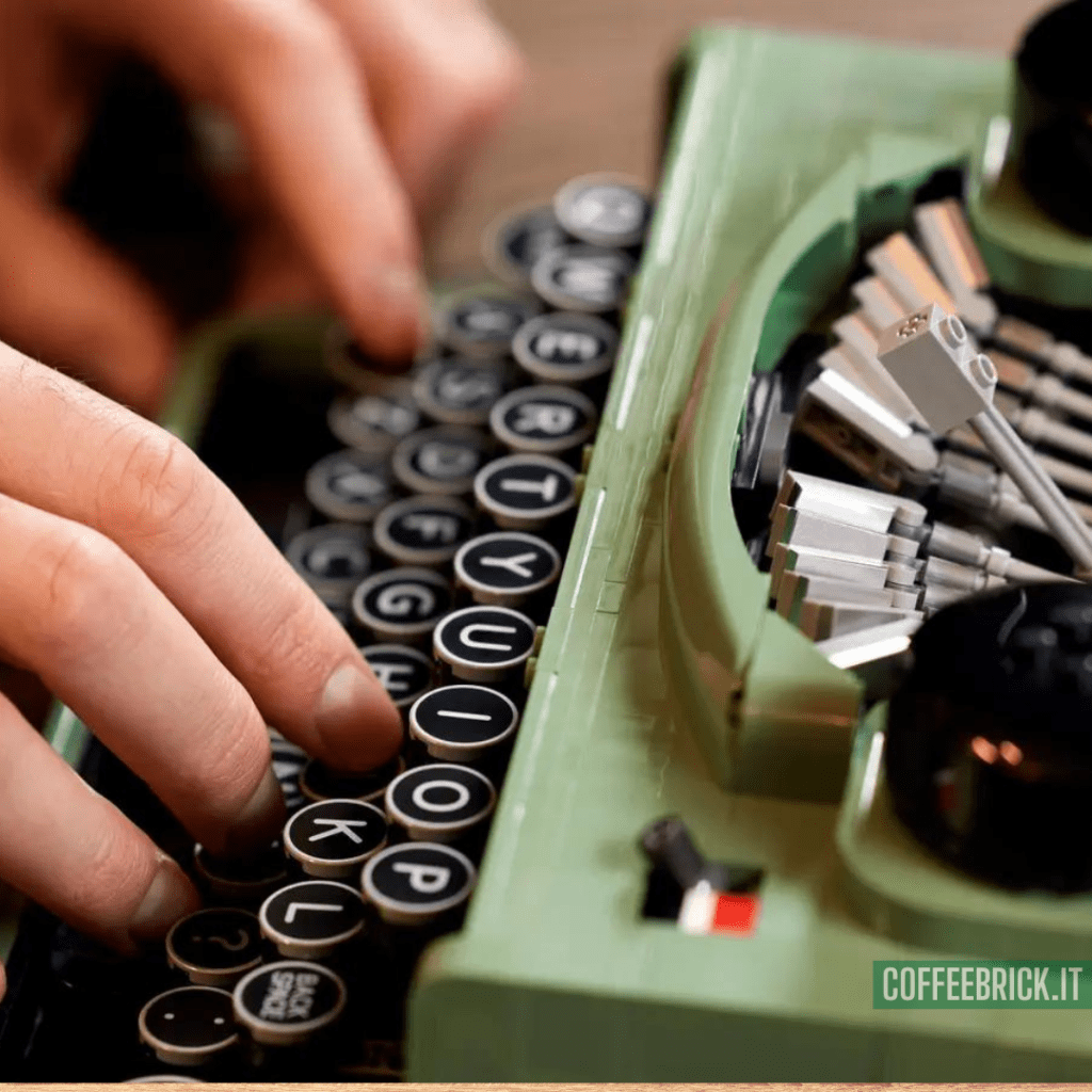 Schreibmaschine 21327 LEGO® - Die zauberhafte Magie der Retro-Schreibmaschine - CoffeeBrick.it
