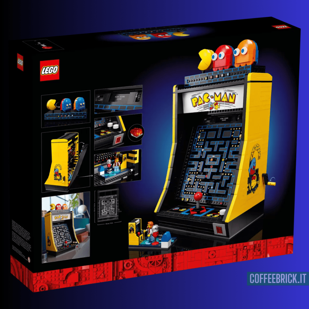 Erwecken Sie Erinnerungen an Spiele aus der Vergangenheit mit dem zeitlosen LEGO® Icons PAC-MAN Spielautomat 10323 LEGO® - CoffeeBrick.it