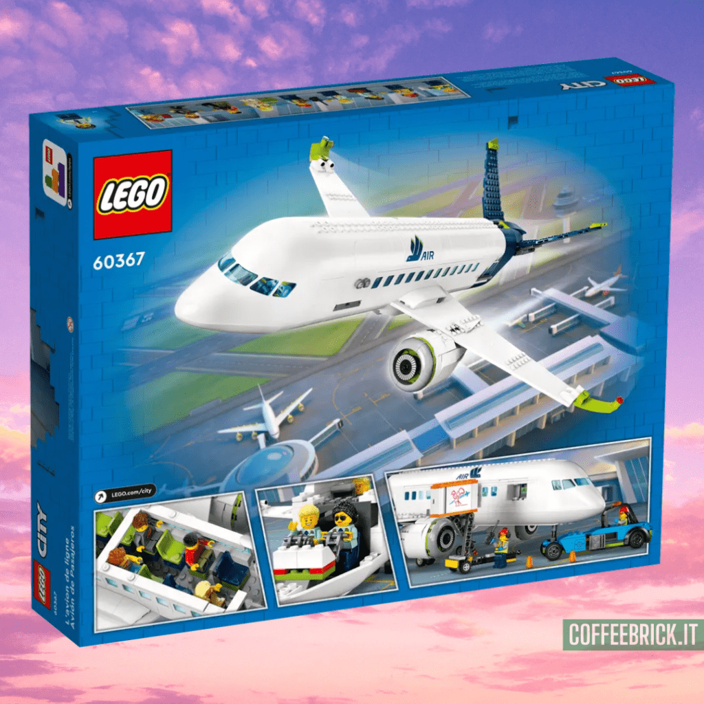 Exploramos el Cielo con el Set de Avión de Pasajeros 60367 LEGO®: Un Viaje Emocionante en Bloques - CoffeeBrick.it