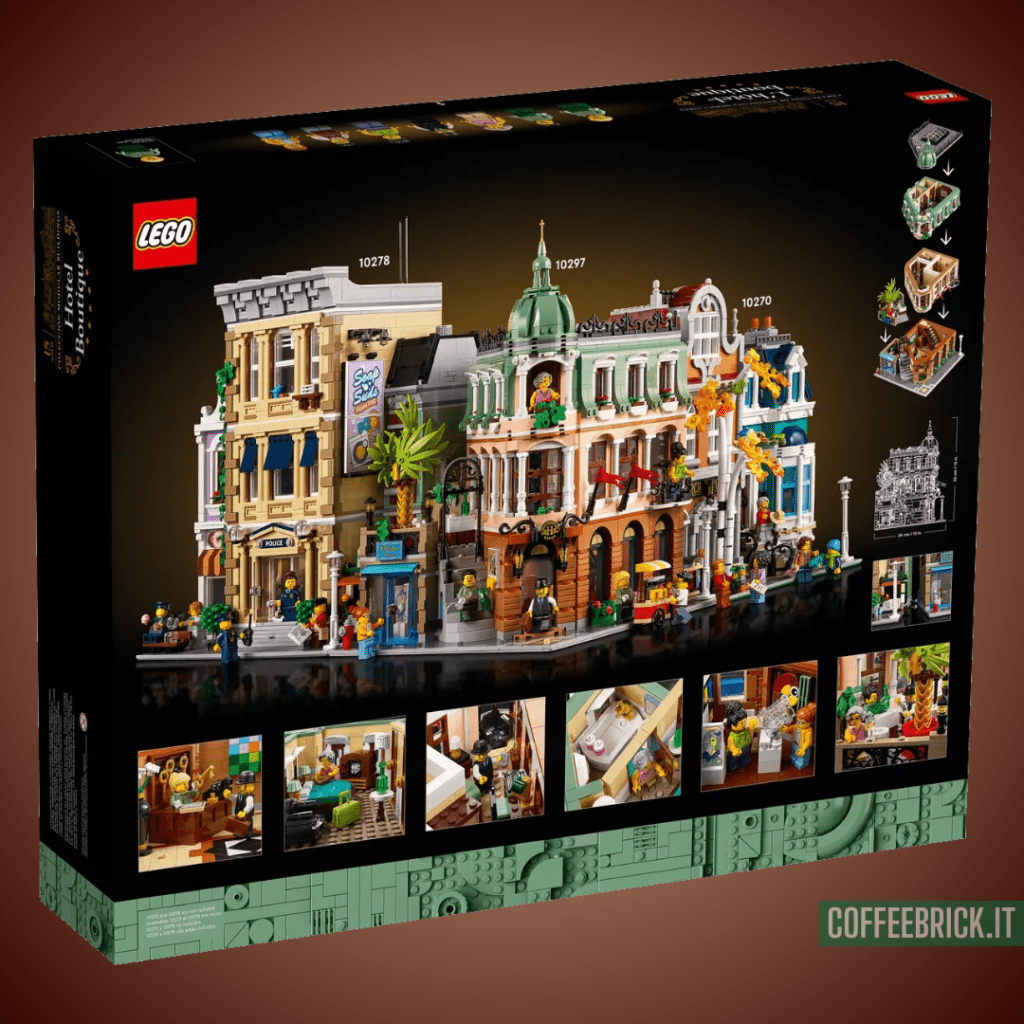 Luxuserlebnis und garantierte Unterhaltung in greifbarer Nähe: Entdecke das Boutique Hotel 10297 LEGO® - CoffeeBrick.it
