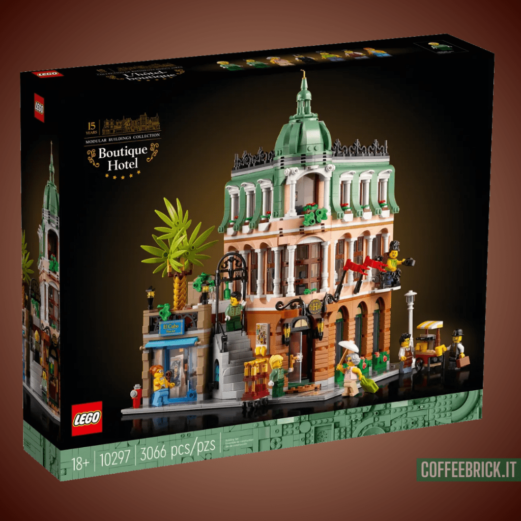 Expérience de luxe et de divertissement garantie à portée de main : Découvrez le L’hôtel-boutique 10297 LEGO® - CoffeeBrick.it