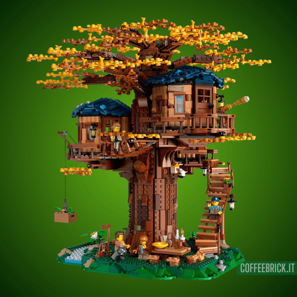 Erkunde das Abenteuer mit dem wunderbaren Baumhaus 21318 LEGO® Set mit 3036 Teilen! - CoffeeBrick.it