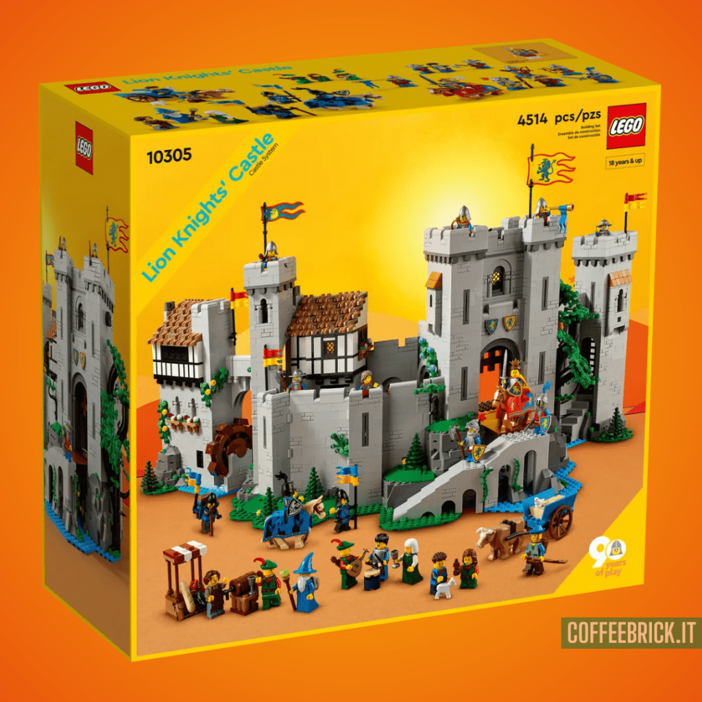 Explora el pasado con el Castillo de los Caballeros del León 10305 LEGO®: Una historia de aventuras y creatividad comprometida - CoffeeBrick.it