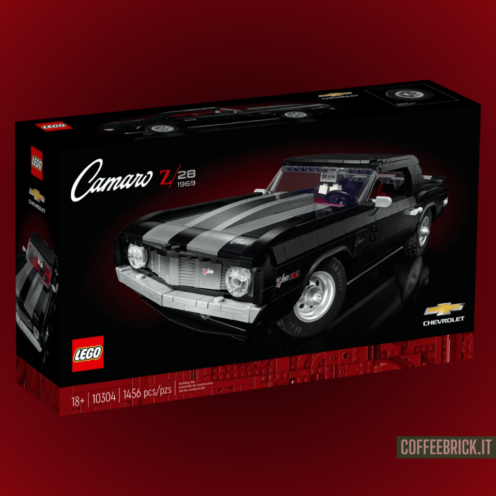 Explore the Past with Elegance: The Chevrolet Camaro Z28 10304 LEGO® Set with 1456 Pieces - CoffeeBrick.it