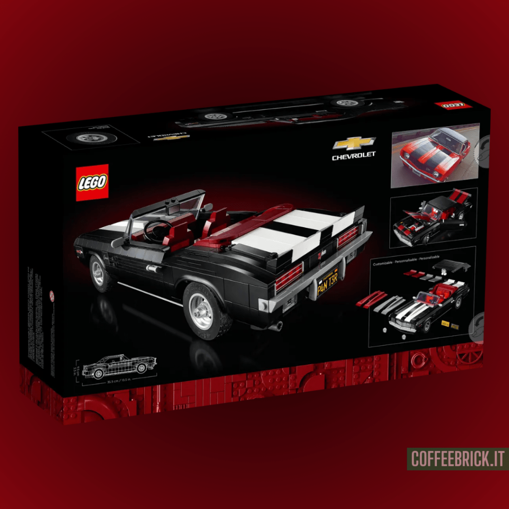 Explore the Past with Elegance: The Chevrolet Camaro Z28 10304 LEGO® Set with 1456 Pieces - CoffeeBrick.it