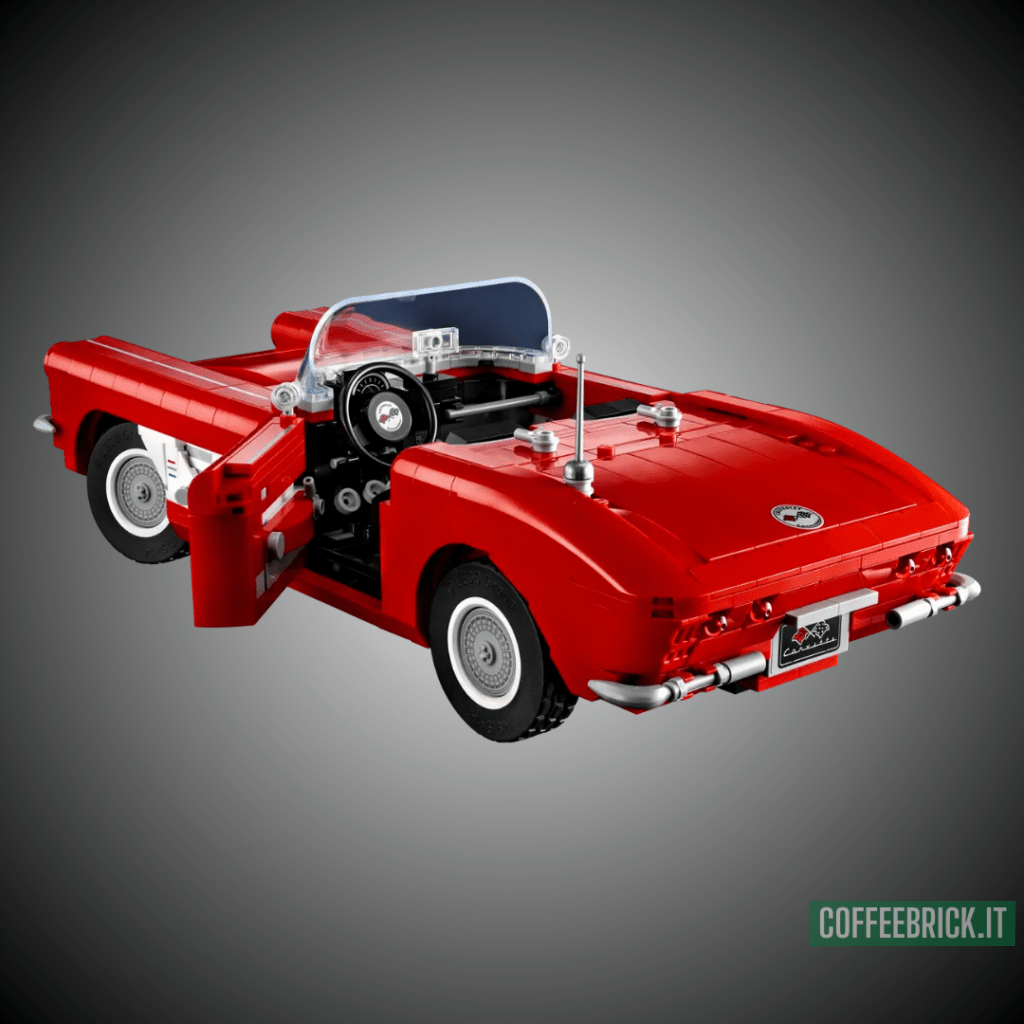 Entdecken wir die Nostalgie mit dem Corvette C1 10321 LEGO® Set: Der Chevrolet Corvette C1 von 1961 in 1210 Teilen! - CoffeeBrick.it