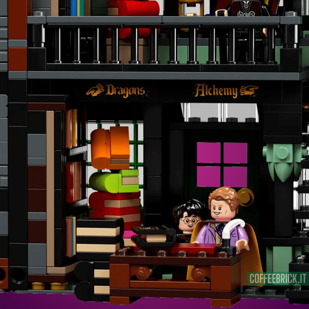 Erkunde die Magie von Harry Potter™ mit dem wundervollen Diagon Alley™ Winkelgasse 75978 LEGO® Set mit 5544 Teilen - CoffeeBrick.it