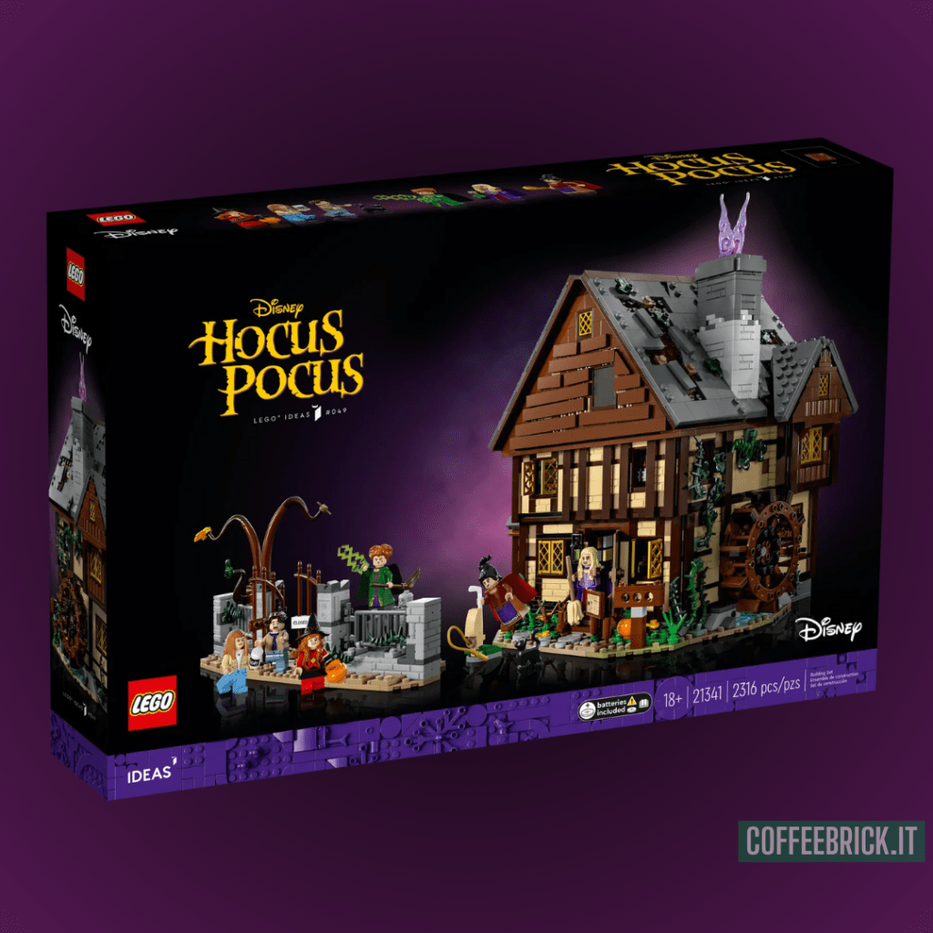 Magical Experience: The Wonder of the Sanderson Sisters' Cottage 21341 LEGO® from Disney Hocus Pocus - CoffeeBrick.it