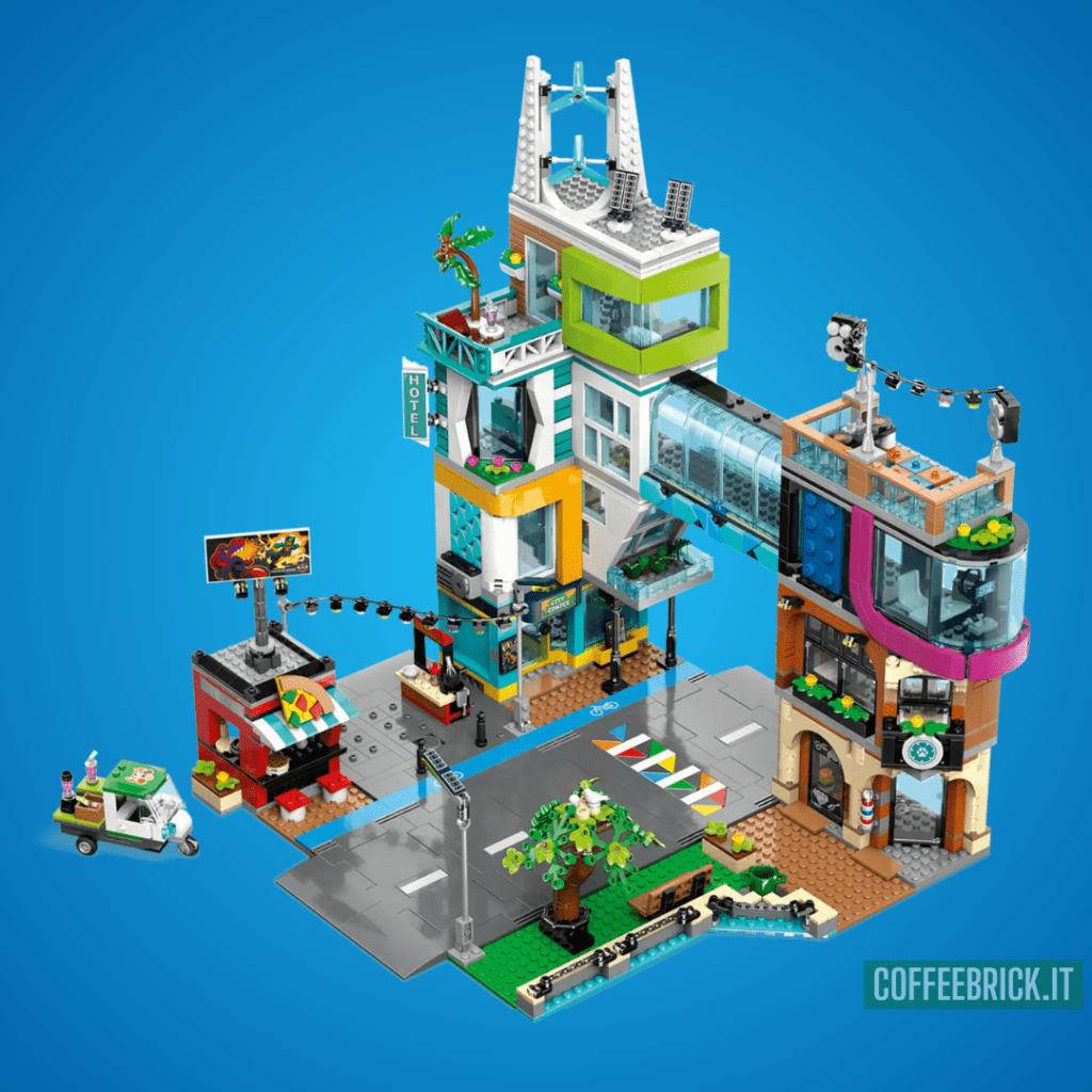 ¡Explora un Mundo 3D con el Set Centro Urbano 60380 LEGO®: ¡Una Aventura de Construcción Multi-Funcional! - CoffeeBrick.it