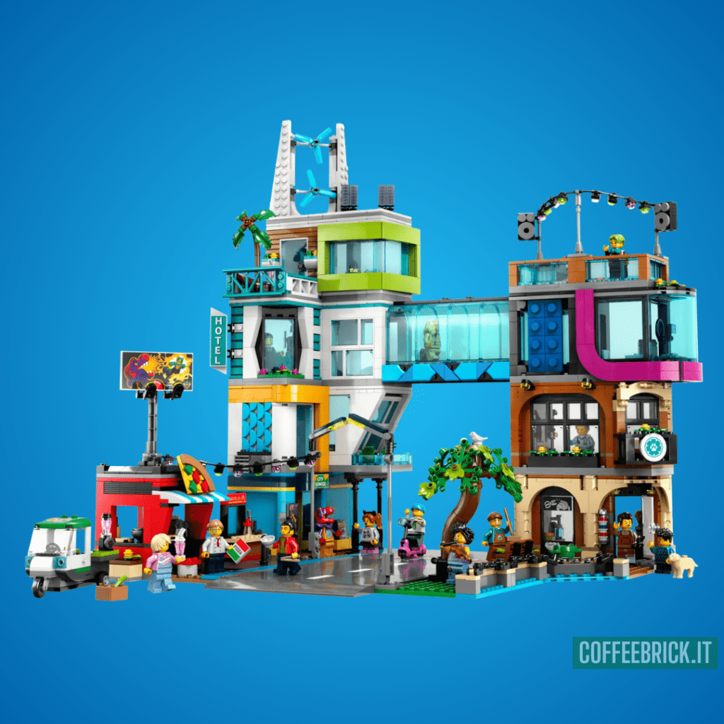 Explorez un monde en 3D avec l'ensemble Le centre-ville 60380 LEGO® : une aventure de construction multifonctionnelle ! - CoffeeBrick.it