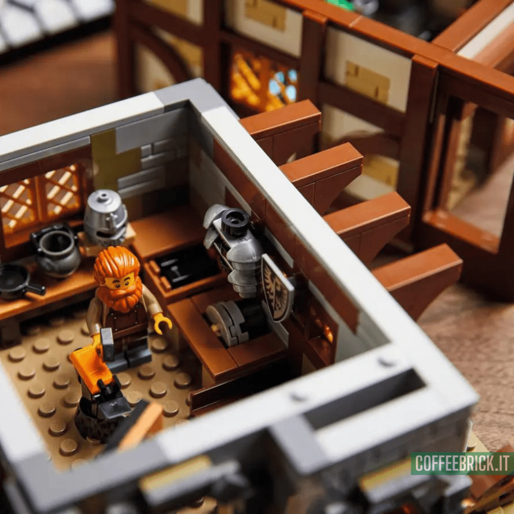 Erkunde die Vergangenheit mit dem wundervollen Ausstellungsset des Mittelalterliche Schmiede 21325 LEGO® Ideas - CoffeeBrick.it