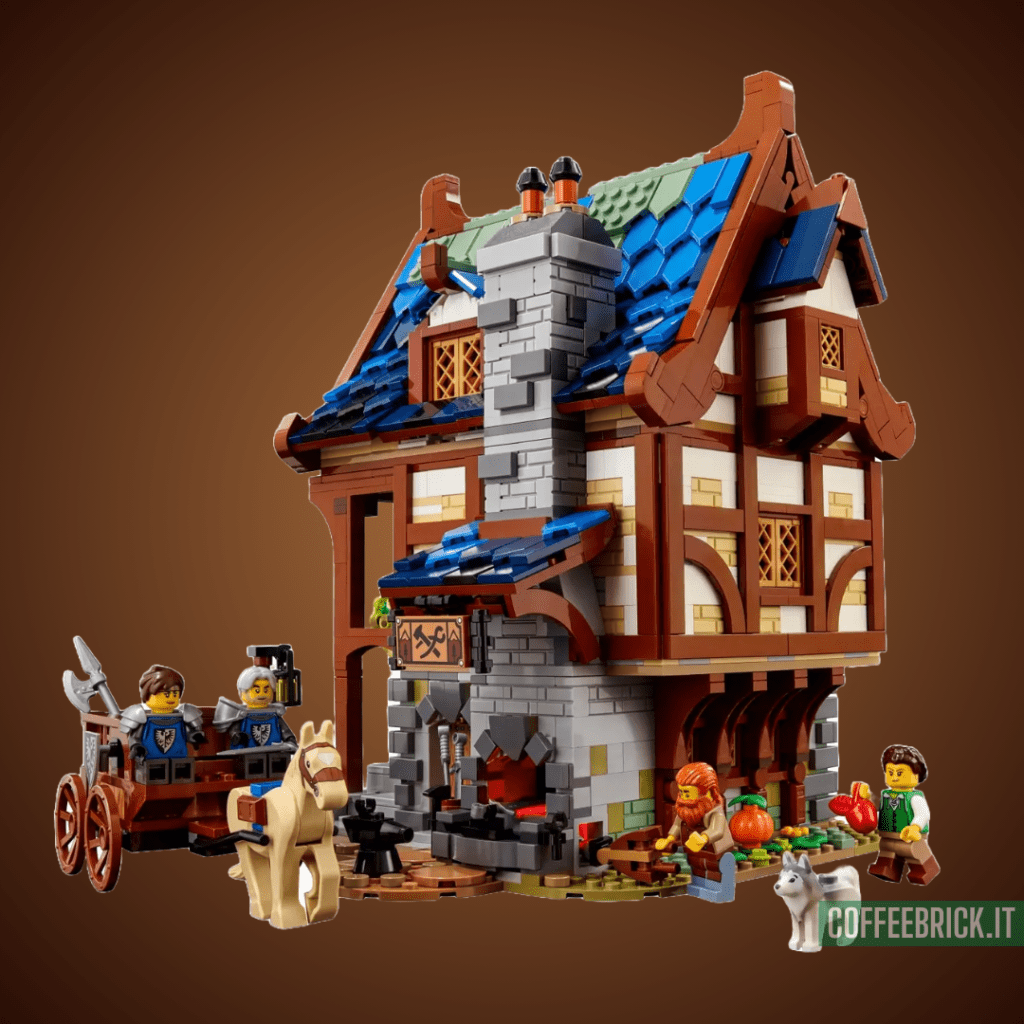 Erkunde die Vergangenheit mit dem wundervollen Ausstellungsset des Mittelalterliche Schmiede 21325 LEGO® Ideas - CoffeeBrick.it