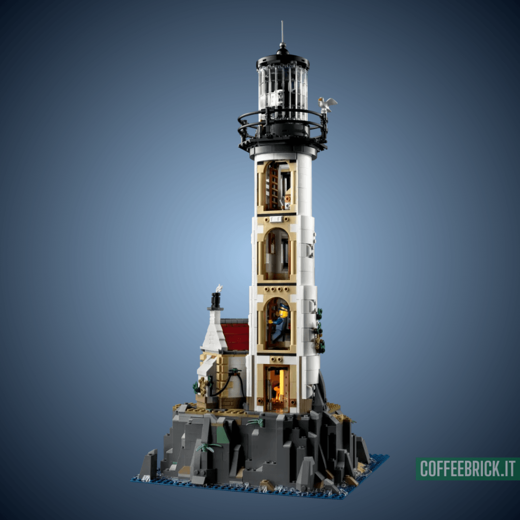 Explorez la magie des phares et de la mer avec le fantastique ensemble de Le phare motorisé 21335 LEGO® - CoffeeBrick.it