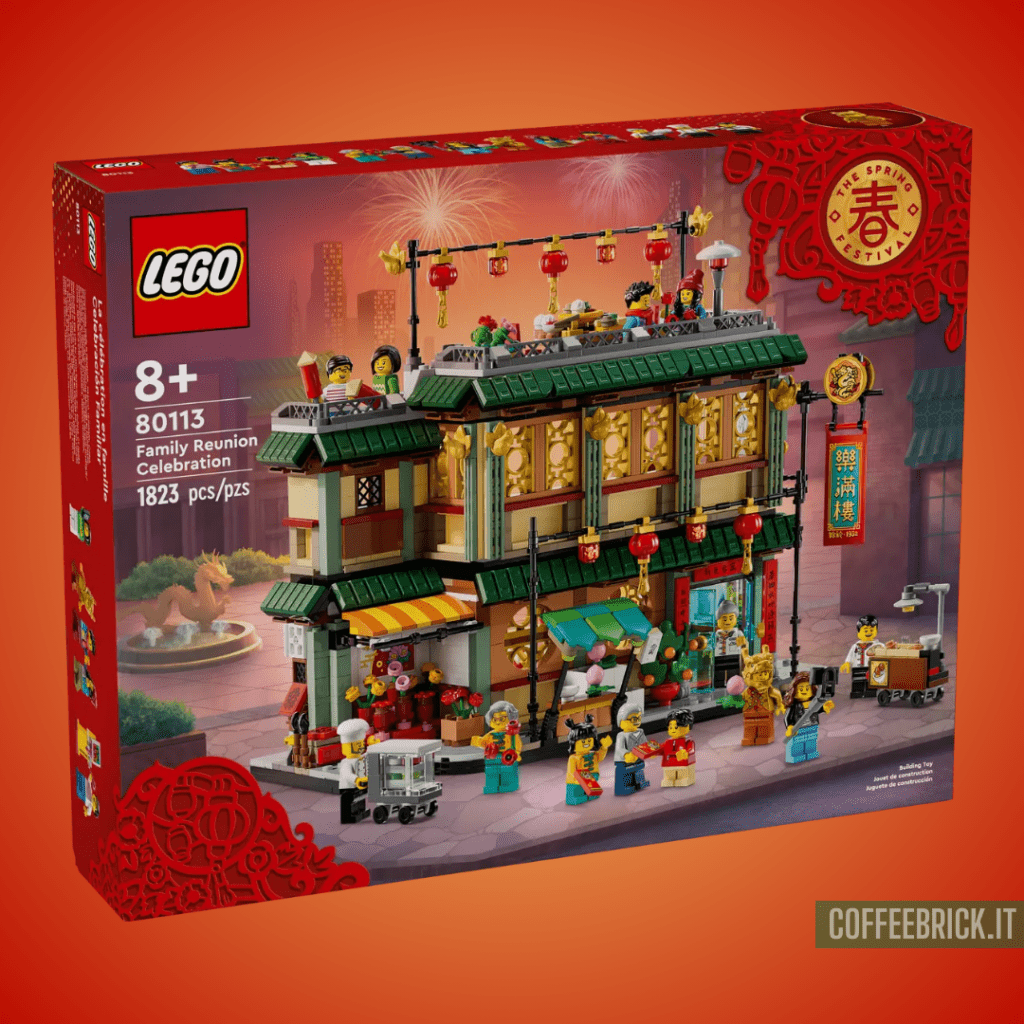 Festa del ritrovo familiare 80113 LEGO® - Un'Esperienza Tradizionale Cinese da Costruire e Giocare! - CoffeeBrick.it