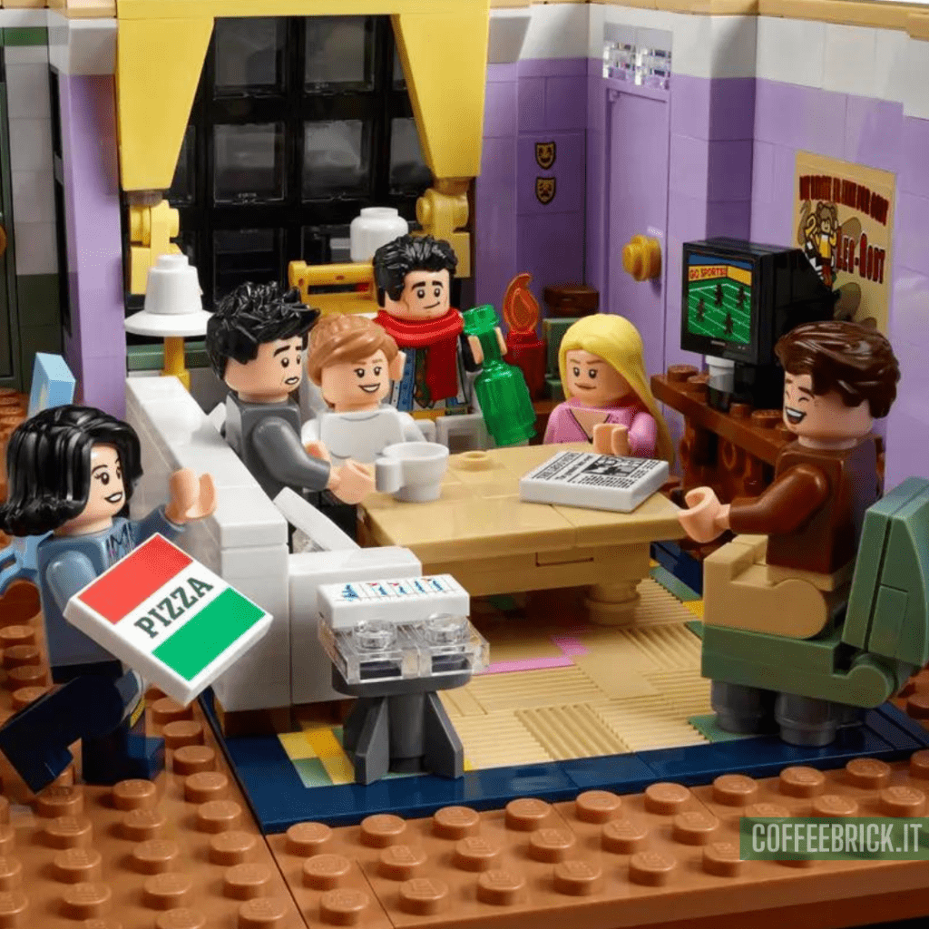 Erlebe die Geschichten von Friends mit dem Friends Apartments 10292 LEGO® - 2048 Teile - CoffeeBrick.it