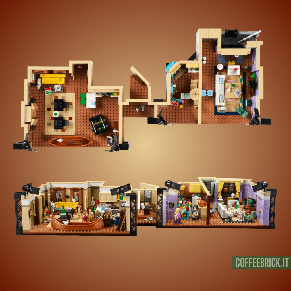 Relive the Stories of Friends with The Friends Apartments 10292 LEGO® - 2048 Pieces - CoffeeBrick.it