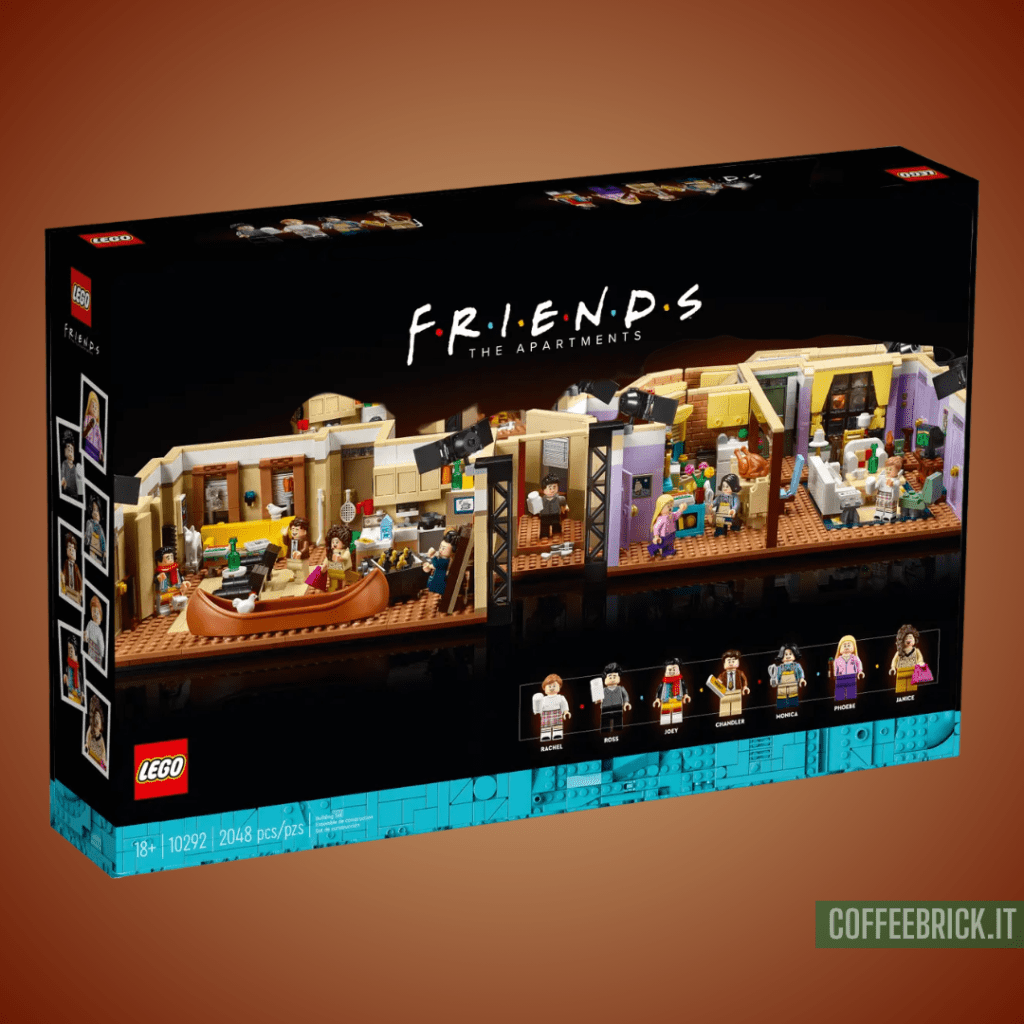 Revivez les histoires de Friends avec le set Les appartements de Friends 10292 LEGO® - 2048 pièces - CoffeeBrick.it