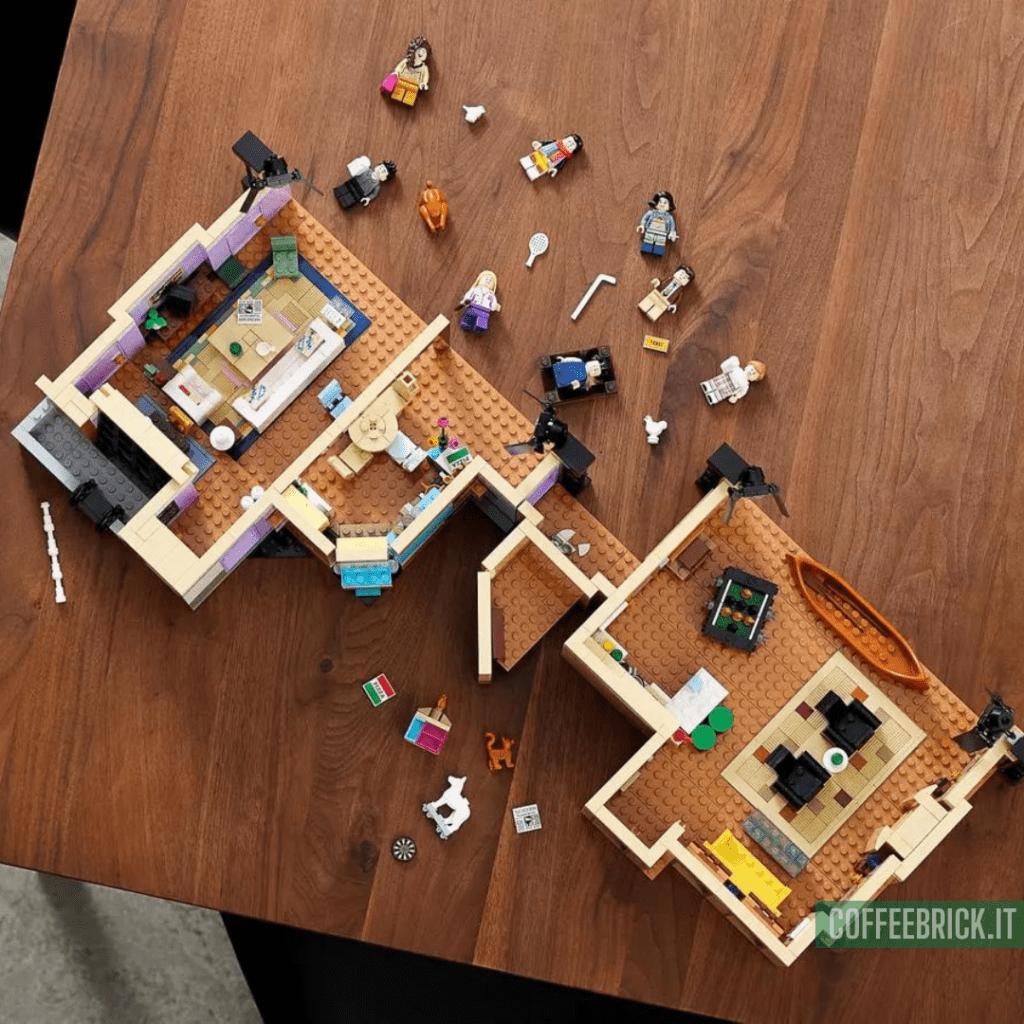 Revivez les histoires de Friends avec le set Les appartements de Friends 10292 LEGO® - 2048 pièces - CoffeeBrick.it