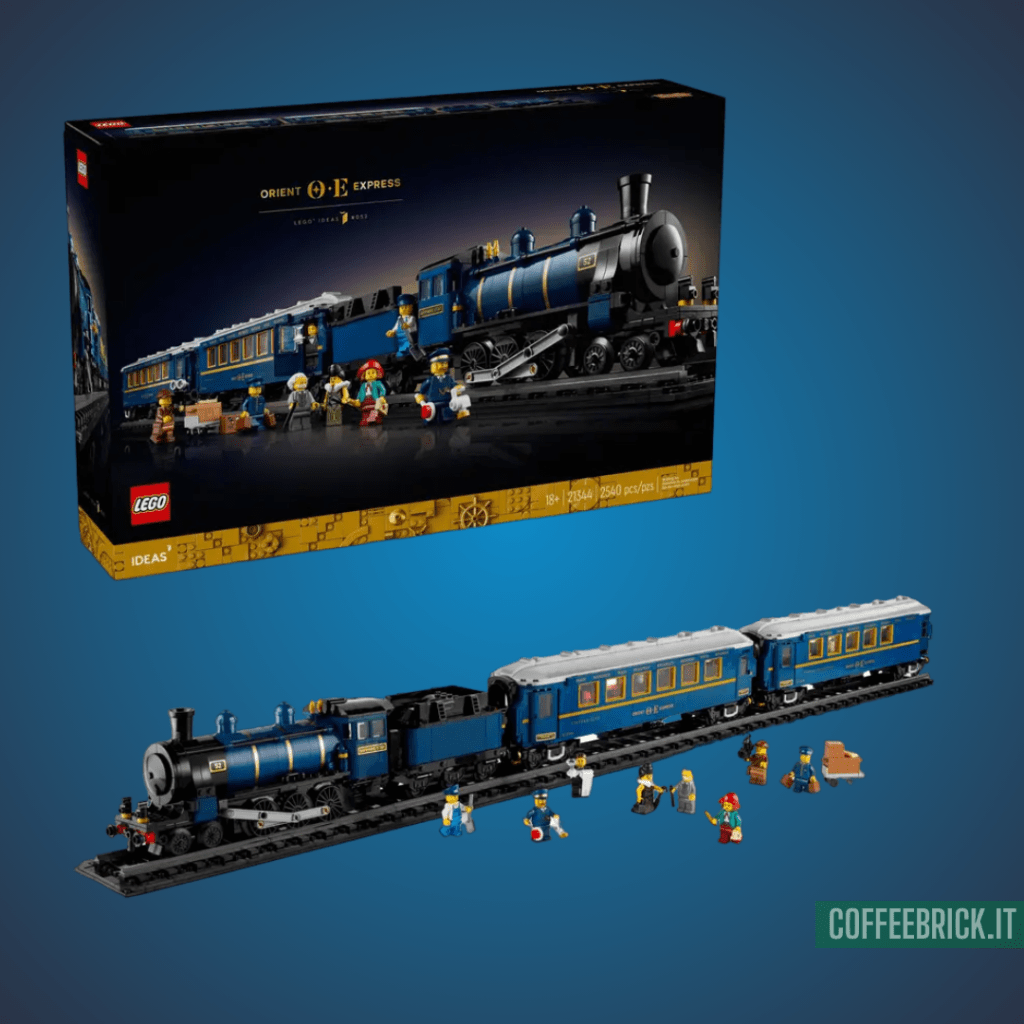 Explorez le charme du passé avec le set Le train Orient-Express 21344 LEGO® de 2540 pièces - CoffeeBrick.it