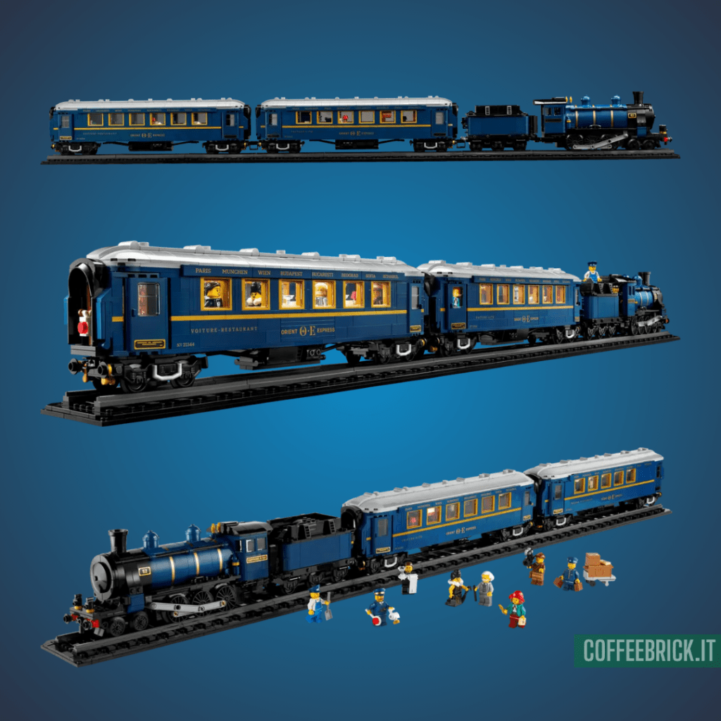 Erkunde den Charme der Vergangenheit mit dem Der Orientexpress 21344 LEGO® Zug mit 2540 Teilen - CoffeeBrick.it