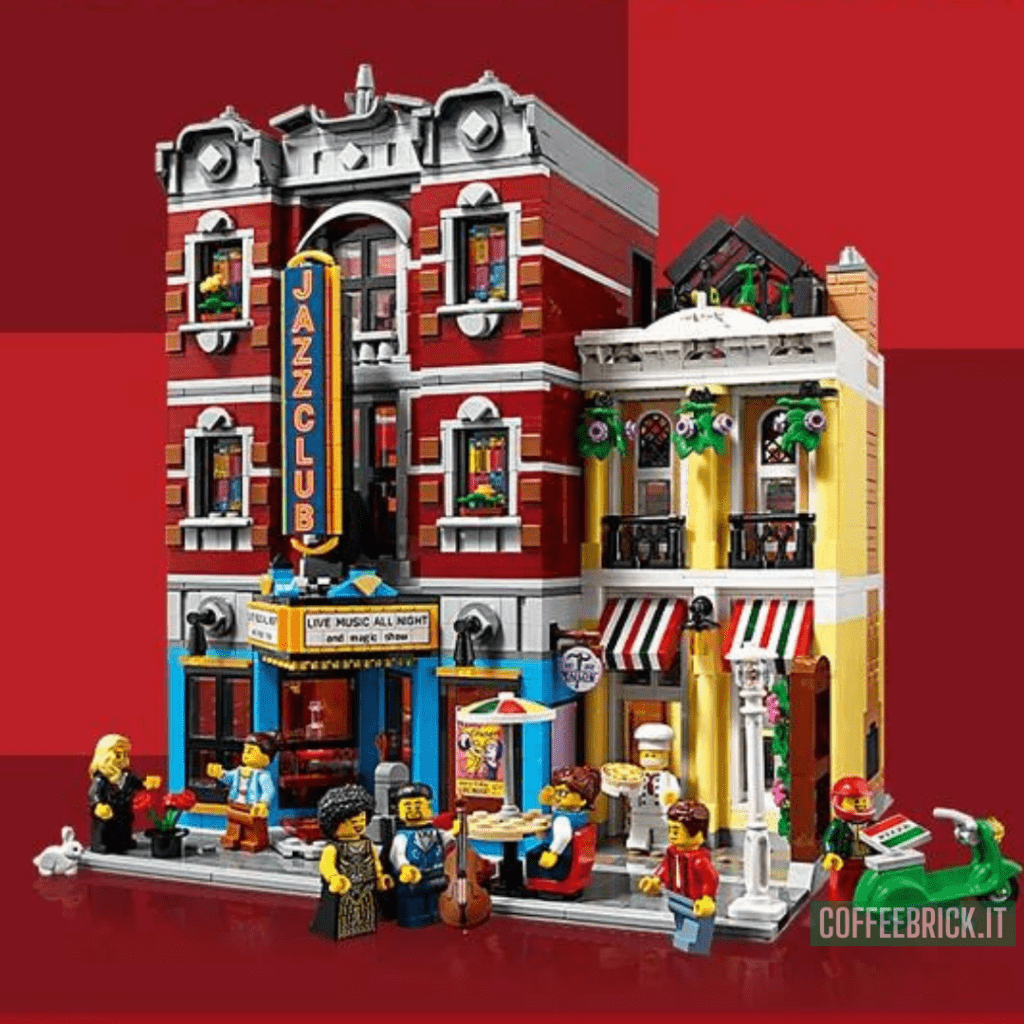Jazzclub 10312 LEGO®: Eine fantastische und spektakuläre Erfahrung in Musik, Architektur und Kreativität - CoffeeBrick.it