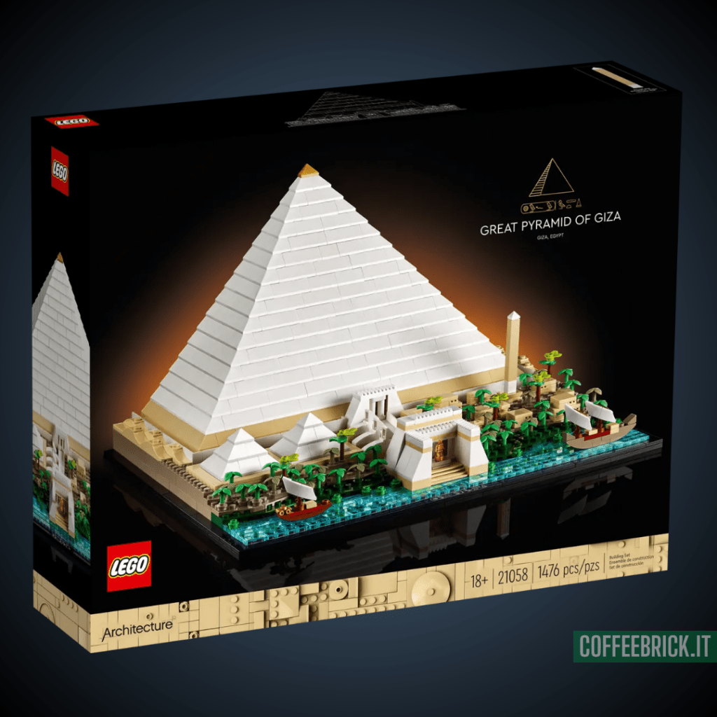 Revive la Antigüedad con el Set de la Gran Pirámide de Guiza 21058 LEGO®: Una de las Siete Maravillas del mundo antiguo - CoffeeBrick.it