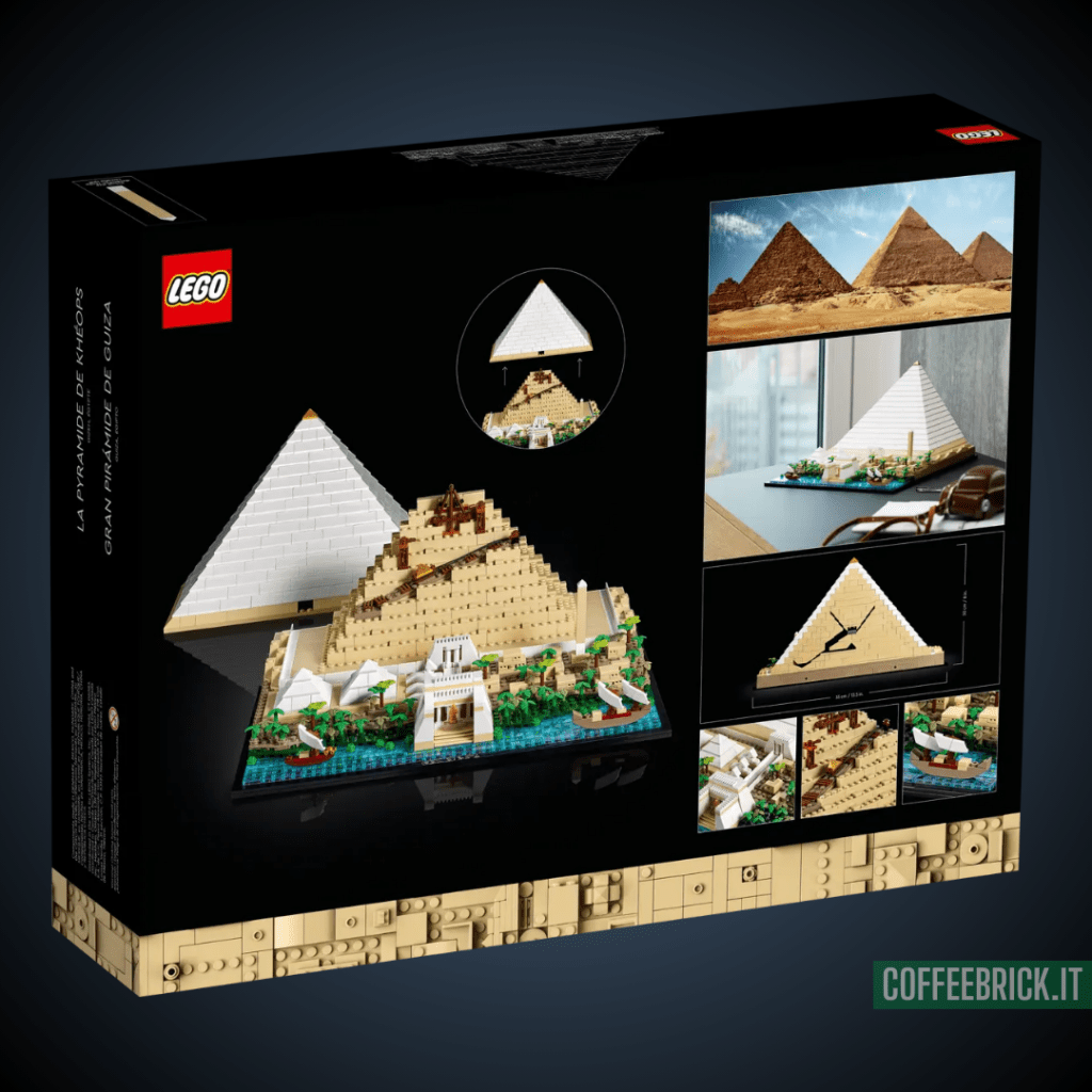 Revive la Antigüedad con el Set de la Gran Pirámide de Guiza 21058 LEGO®: Una de las Siete Maravillas del mundo antiguo - CoffeeBrick.it