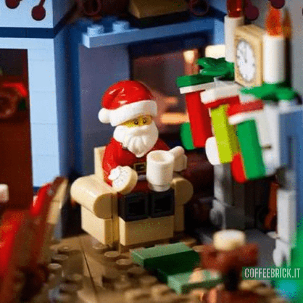 La Magia del Natale: Ricrea l'atmosfera natalizia con Il Set La visita di Babbo Natale 10293 LEGO® - CoffeeBrick.it