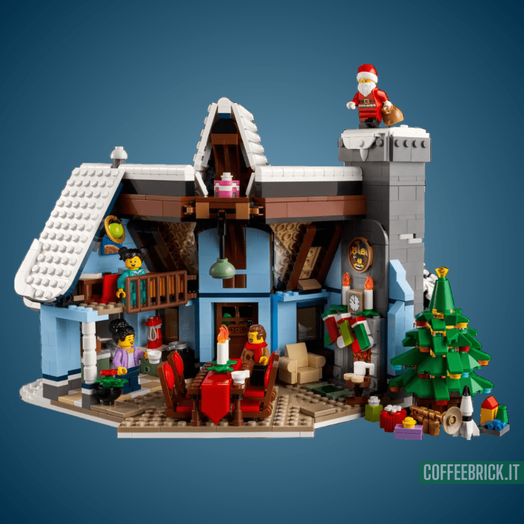 La Magie de Noël : Recréez l'atmosphère de Noël avec le set La visite du Père Noël 10293 LEGO® - CoffeeBrick.it