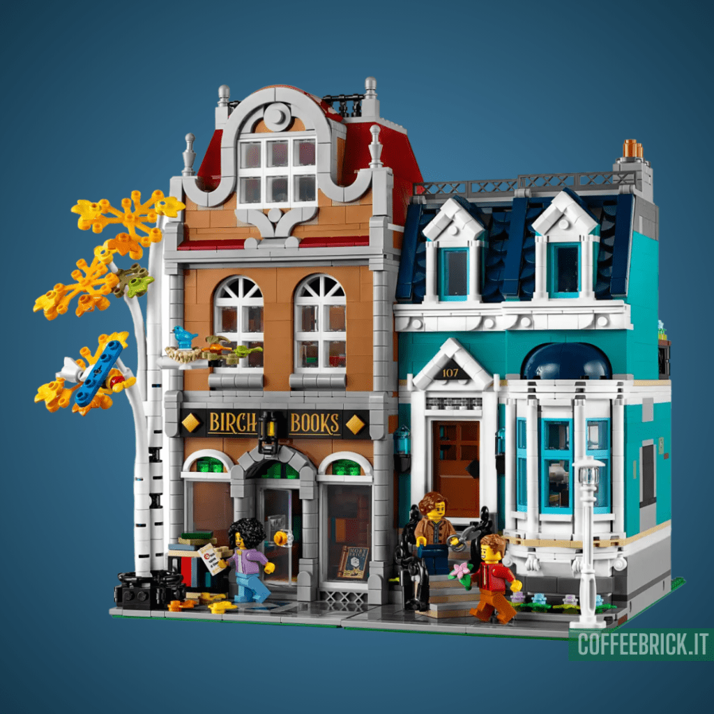 Explore European Details and Elegance with the LEGO® Creator Expert Bookshop 10270 LEGO® Set - CoffeeBrick.it