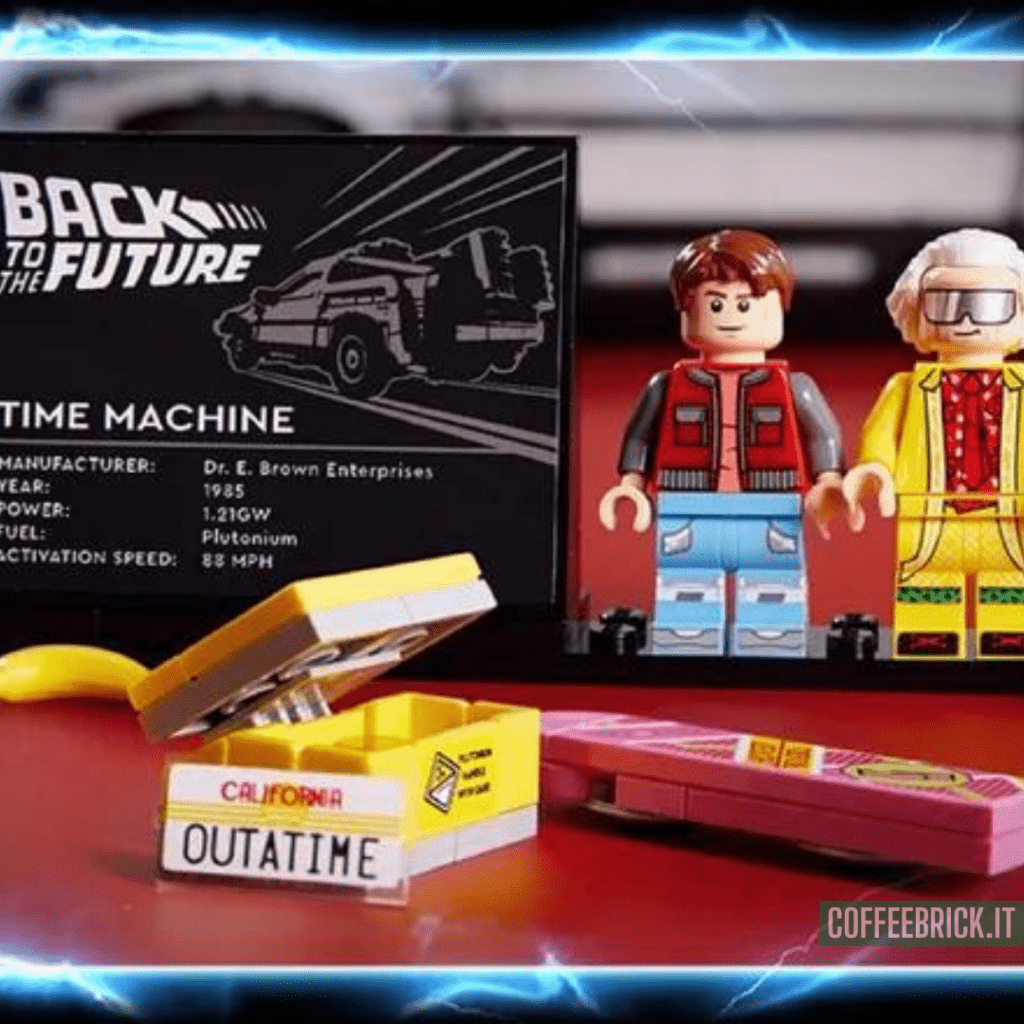 Explorez le Passé, le Présent et le Futur avec la La machine à remonter le temps de Retour vers le futur 10300 LEGO® - CoffeeBrick.it