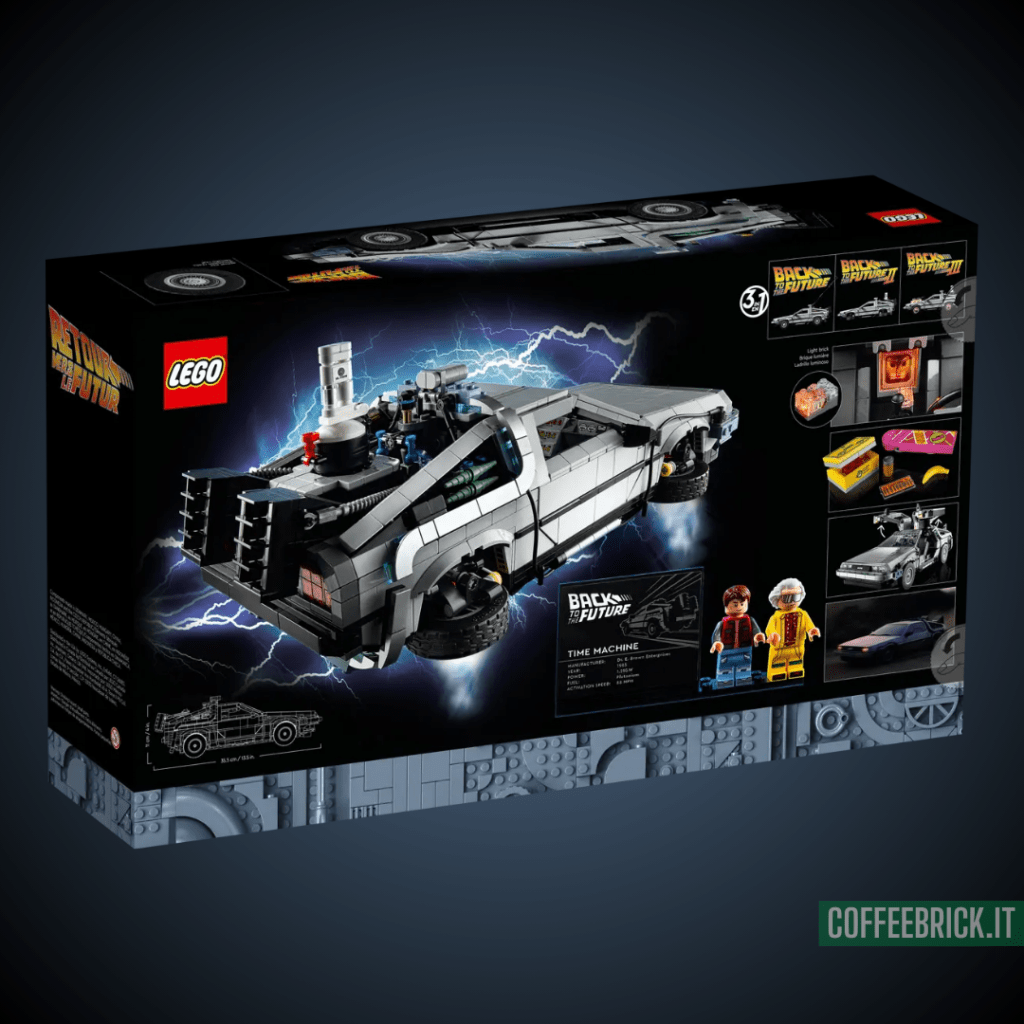 Explora el Pasado, el Presente y el Futuro con el set Máquina del Tiempo de Regreso al Futuro 10300 LEGO® - CoffeeBrick.it