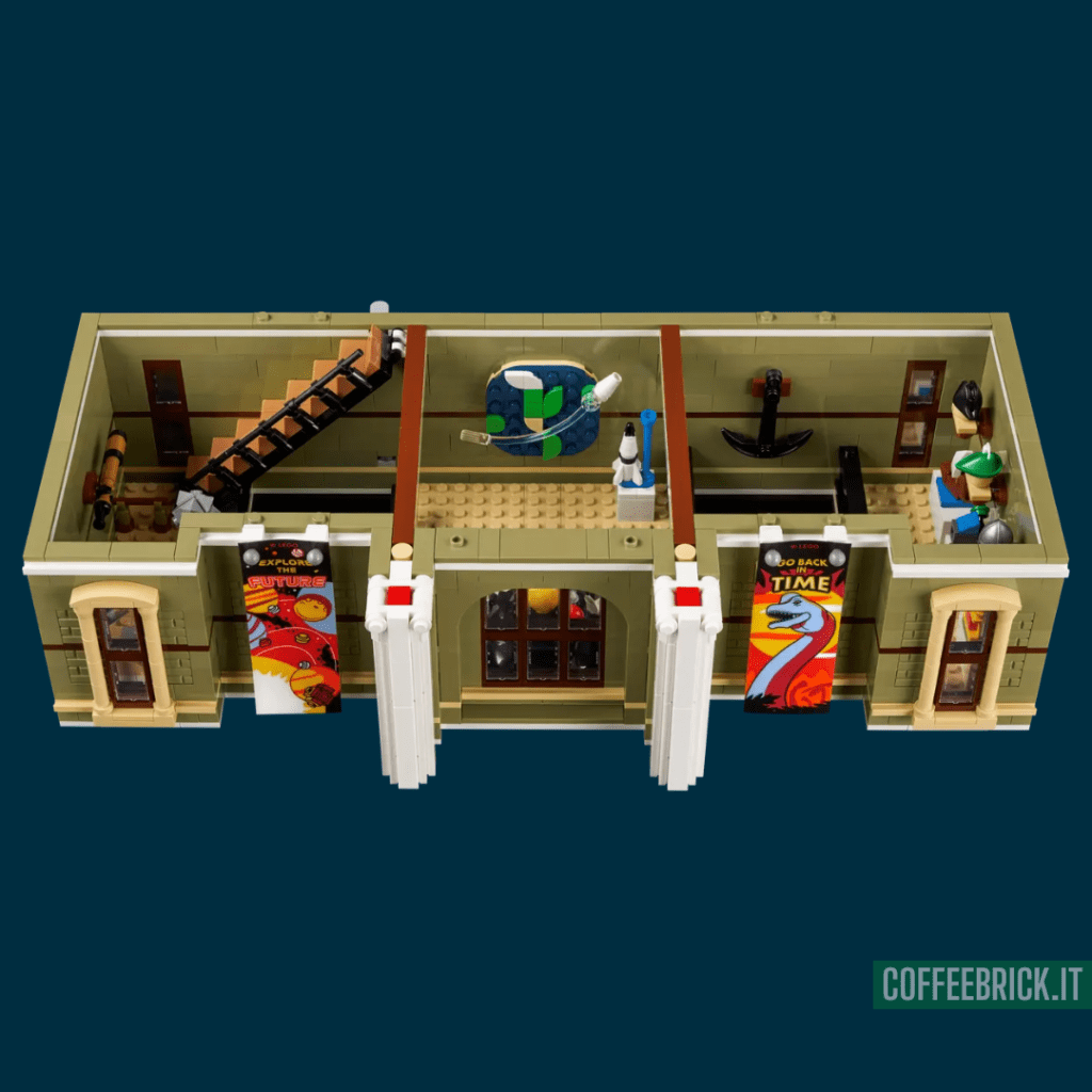 Explorez votre espace de détente avec le set Le Muséum d’Histoire naturelle 10326 LEGO® - CoffeeBrick.it