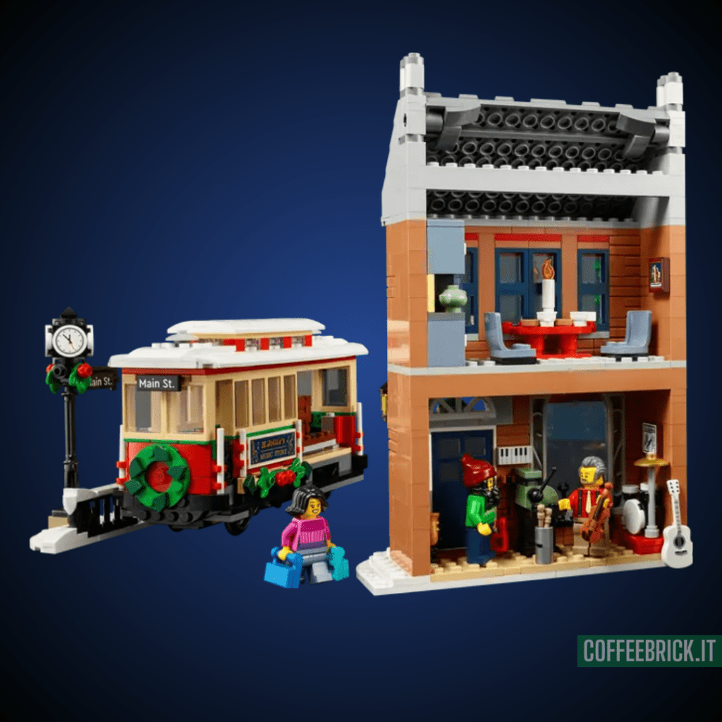 Die Magie von Weihnachten erwacht zum Leben: Entdecken Sie das fantastisch Weihnachtlich geschmückte Hauptstraße 10308 LEGO® - CoffeeBrick.it