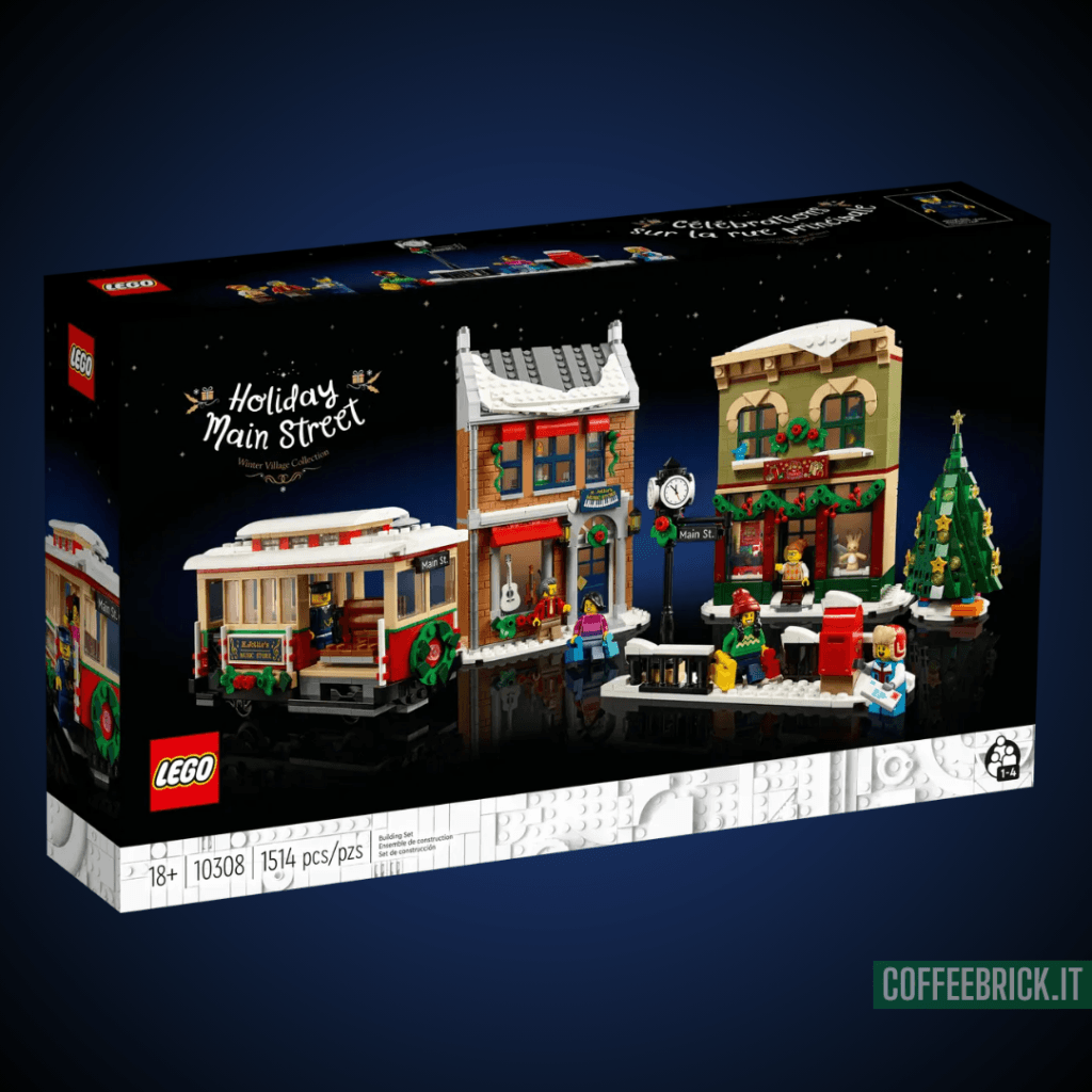 La Magia del Natale Prende Vita: Scopri il fantastico Set del Natale nella strada principale 10308 LEGO® - CoffeeBrick.it
