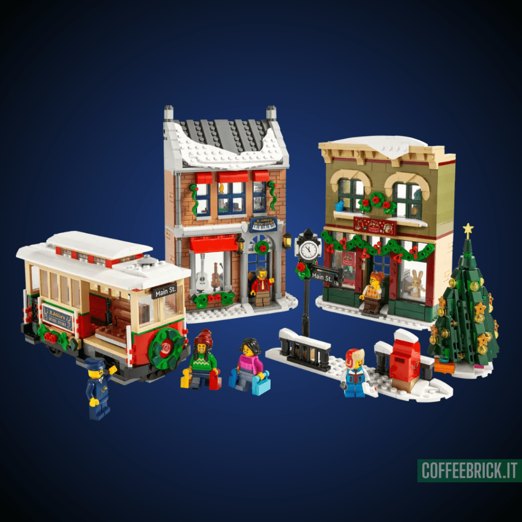 La magie de Noël prend vie: Découvrez le fantastique ensemble de La grande rue décorée pour les fêtes 10308 LEGO® - CoffeeBrick.it