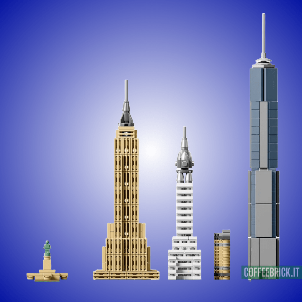 L'Élégance des Skylines Urbains : L'incroyable Ensemble LEGO Architecture New York City 21028 LEGO® - CoffeeBrick.it