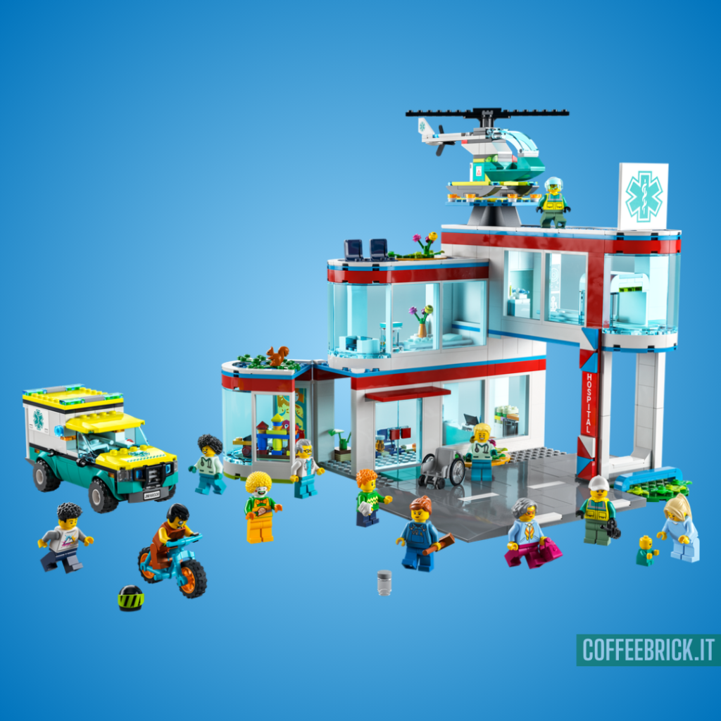 Explora el Mundo del Hospital 60330 LEGO®: Diversión y Aprendizaje para los Pequeños Médicos - CoffeeBrick.it