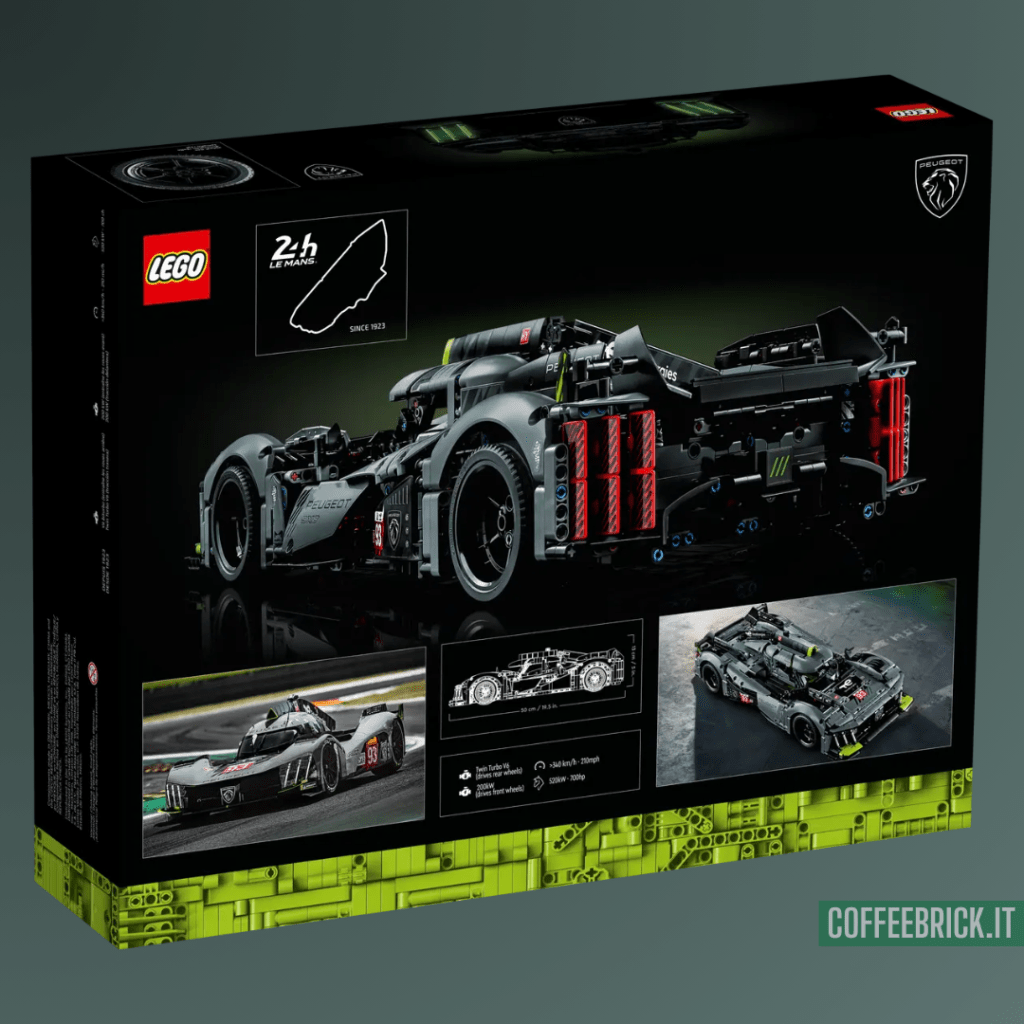 Explore Racing Innovation with the PEUGEOT 9X8 24H Le Mans Hybrid Hypercar 42156 LEGO® Set - CoffeeBrick.it