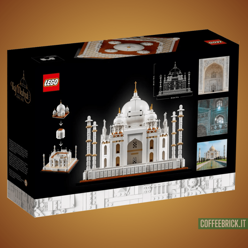 Taj Mahal in LEGO: Das Taj Mahal 21056 LEGO® mit 2022 Teilen - Ein Meisterwerk zum Bauen und Ausstellen - CoffeeBrick.it