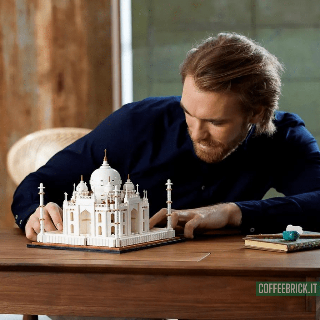 Le Taj Mahal en LEGO : L'ensemble Le Taj Mahal 21056 LEGO® avec 2022 pièces - Un chef-d'œuvre à construire et à exposer - CoffeeBrick.it