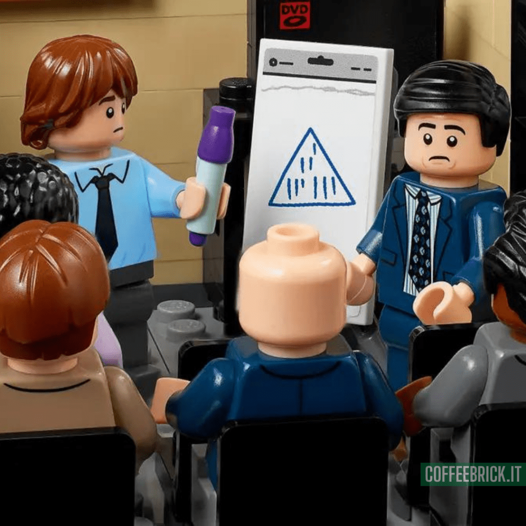 Erstelle dein super detailliertes Lieblingsbüro inspiriert von der TV-Serie: The Office 21336 LEGO® nach - CoffeeBrick.it