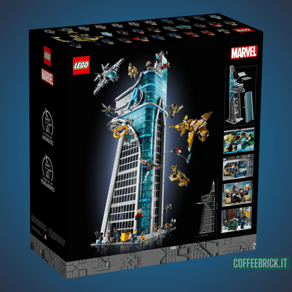 Torre degli Avengers 76269 LEGO®: Un Fantastico Monumento Epico alla Storia dei Vendicatori! - CoffeeBrick.it
