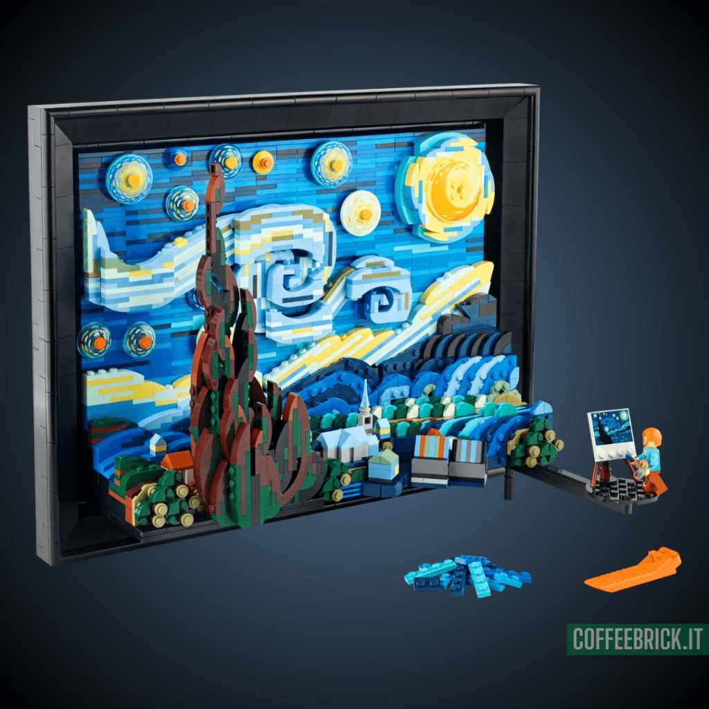 Erwecken Sie die Pracht von Vincent van Gogh mit dem LEGO Vincent van Gogh – Sternennacht 21333 LEGO®-Set - CoffeeBrick.it