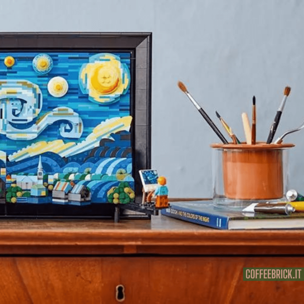 Recréez la Majesté de Vincent van Gogh avec le set Vincent van Gogh - La Nuit étoilée 21333 LEGO® - CoffeeBrick.it