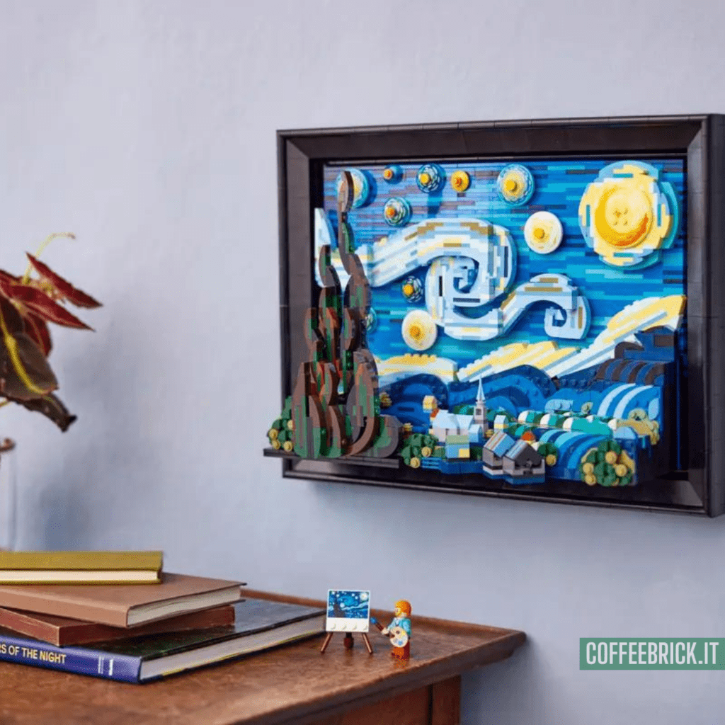 Recréez la Majesté de Vincent van Gogh avec le set Vincent van Gogh - La Nuit étoilée 21333 LEGO® - CoffeeBrick.it